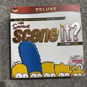 Scene It? The Simpsons (Deluxe Edition) (DVD / HD Video Game, 2009)